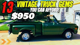 13 American Vintage Trucks – Cheap & Collectible Craigslist Finds!