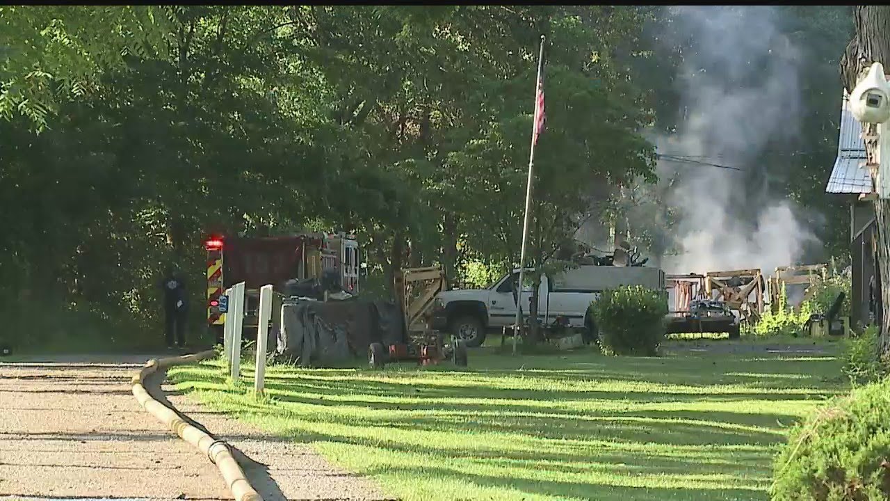 Garage destroyed in Wilmington Twp. fire