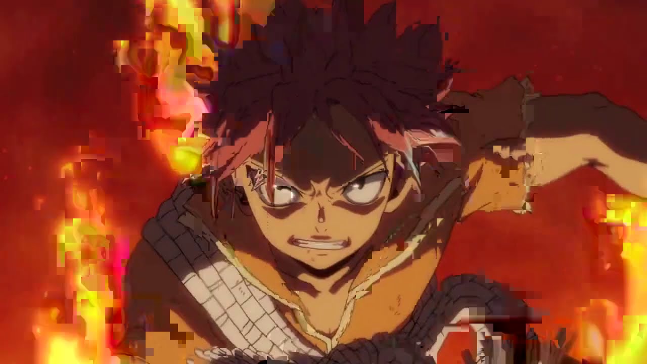 Natsu se transforma en dragon
