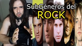 Cuáles son los Subgéneros del ROCK?