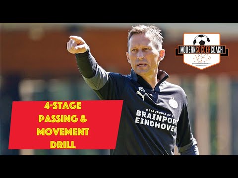Roger Schmidt - Vertical Passing Exercise (4 Stages)