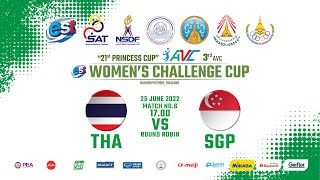 THA - SGP / “21st PRINCESS CUP - EST COLA ” 3rd AVC WOMEN’S CHALLENGE CUP