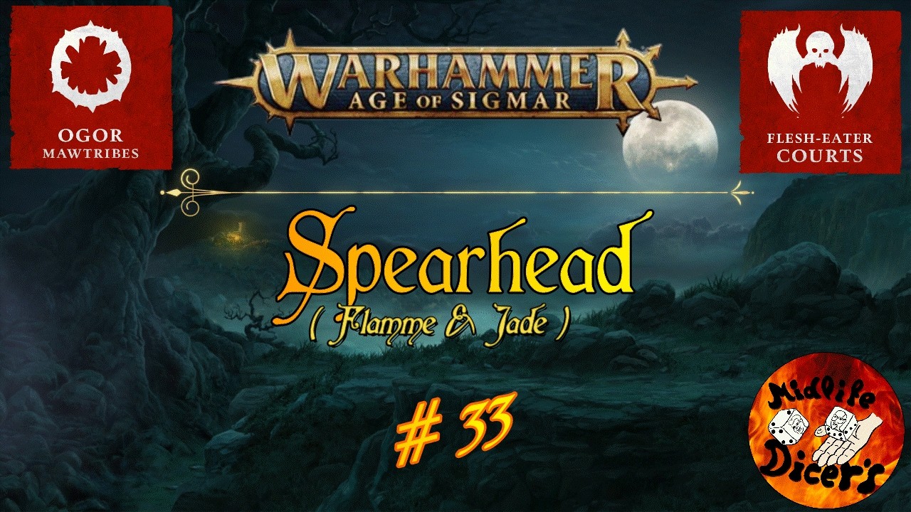 Warhammer AoS SPEARHEAD - ( F & J ) - Ogor vs Flesh-Eates Courts #aos #spearhead #warhammer