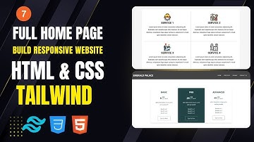 Full Tailwind CSS Website Tutorial All Sections in One Video | Ep 7