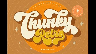 Chunky Retro Font