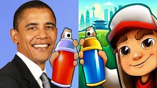 Subway Surfers PRINCE K vs BARACK OBAMA Run Gameplay HD screenshot 5