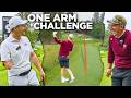 Pro Takes on One-Armed Golfer | 1v1 Arm Challenge