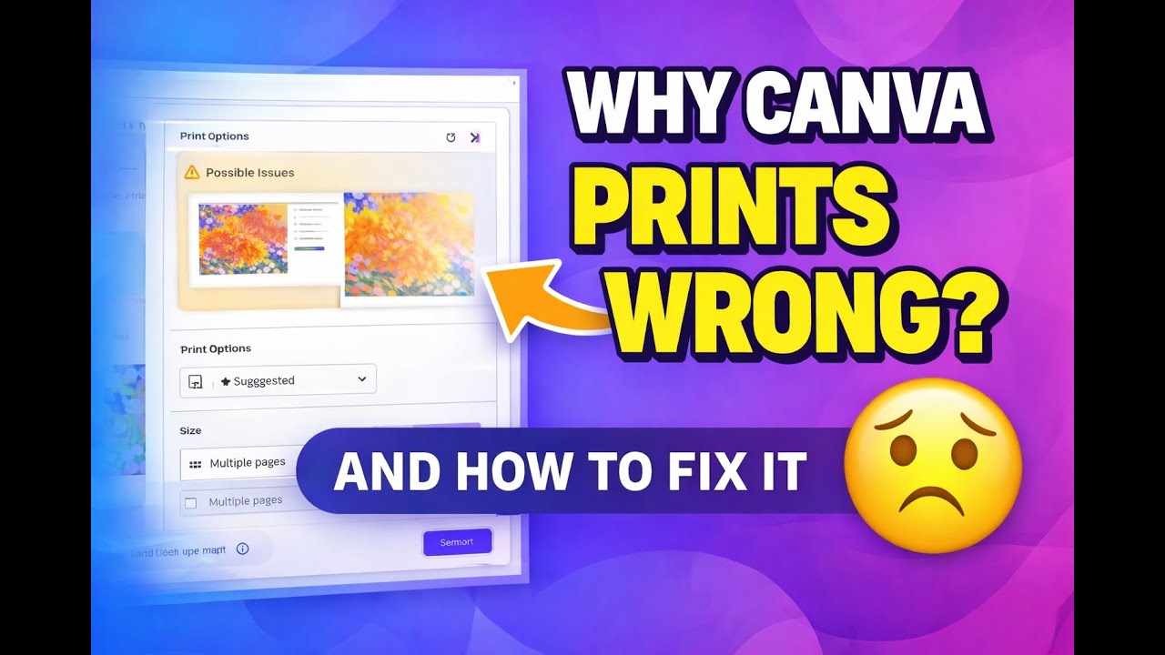 Canva Prints Wrong? Fix It Fast for Perfect Prints!