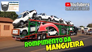 Rompimento da mangueira