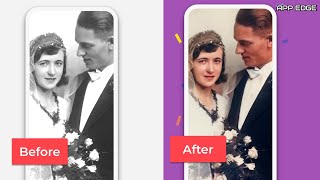 Convert Black and white image into colour image in just one click 🤯😱 screenshot 3