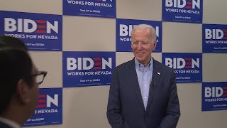 WEB EXTRA: 8 News Now sits down one-on-one with Joe Biden