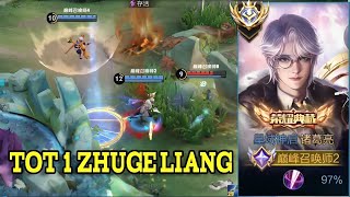 Best Tactics top 1 Global zhuge liang hok | Honor of Kings Gameplay
