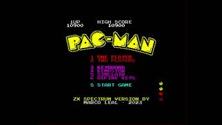 ZX SPECTRUM += PACMAN ARCADE += NEW GAME 2023