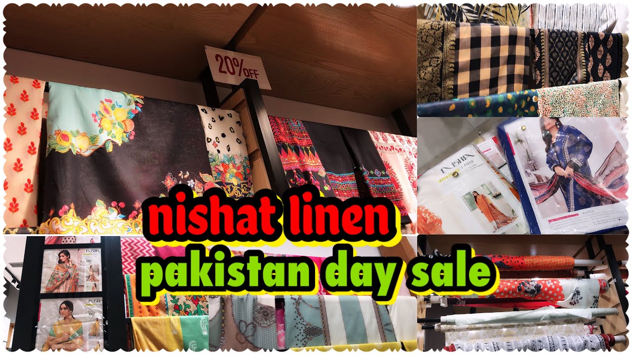 nishat linen pakistan day sale 2021nishat sale flat 20 on entire