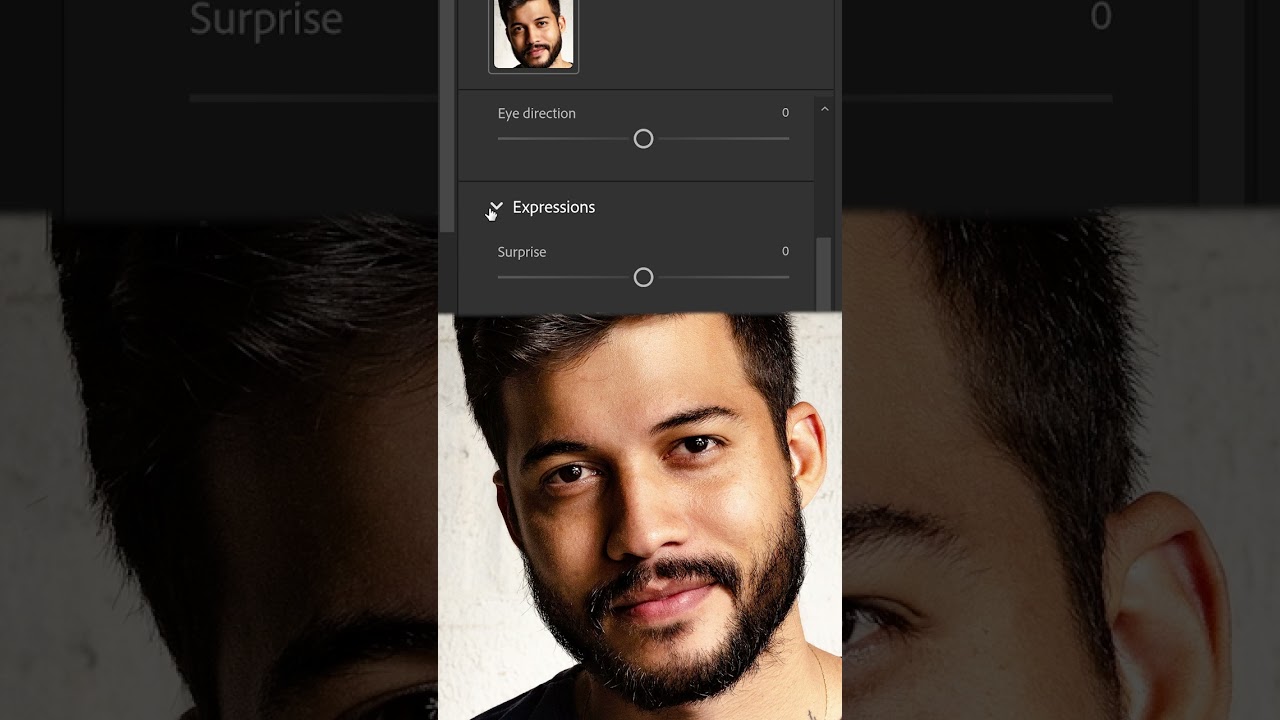 Edit Facial Expressions with Smart Portrait in Photoshop 