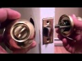 Removing an old door knob and installing a new one