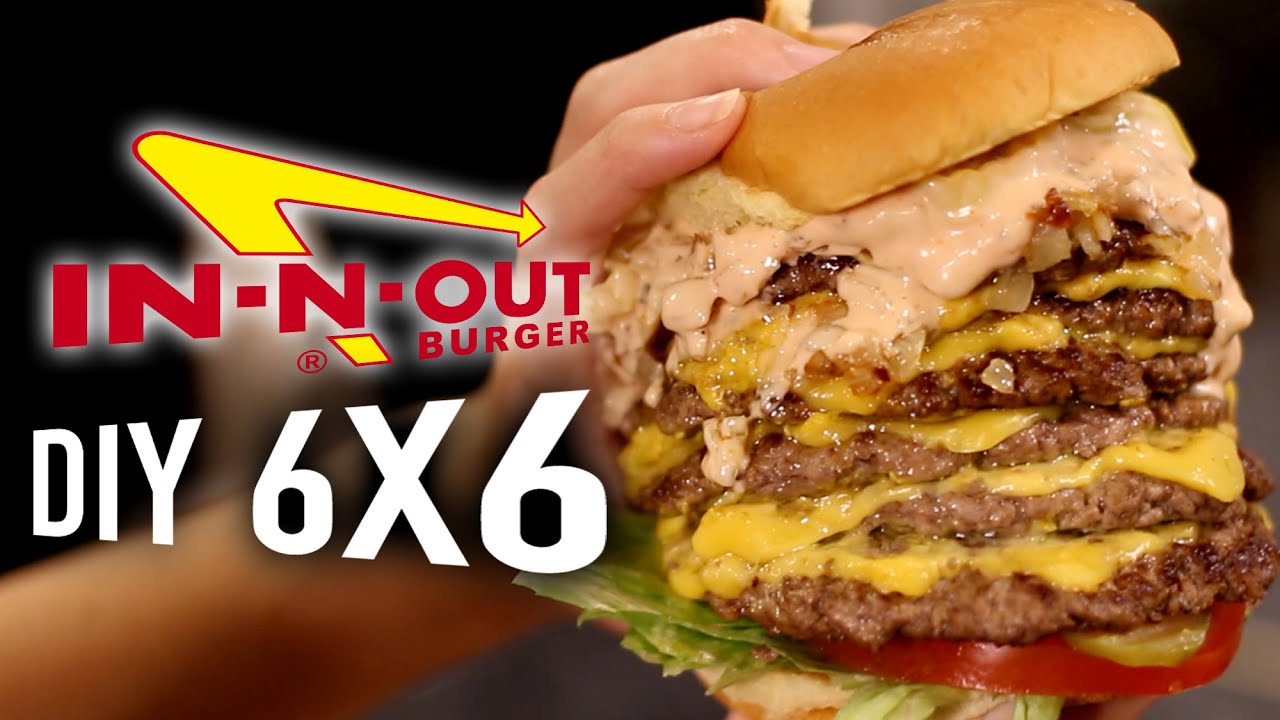 DIY In-N-Out 6x6 Animal Style | HellthyJunkFood