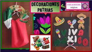 ♥♥DIY: Decoraciones Fiestas patrias Mexicanas/Adornos Fiestas Patrias♥Creaciones Mágicas♥♥