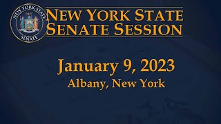 New York State Senate Session - 01/09/23