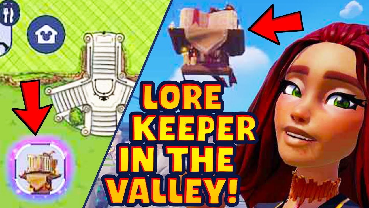 Disney Dreamlight Valley. Lore Keeper Moved to The Valley? These Glitches Are INSANE!