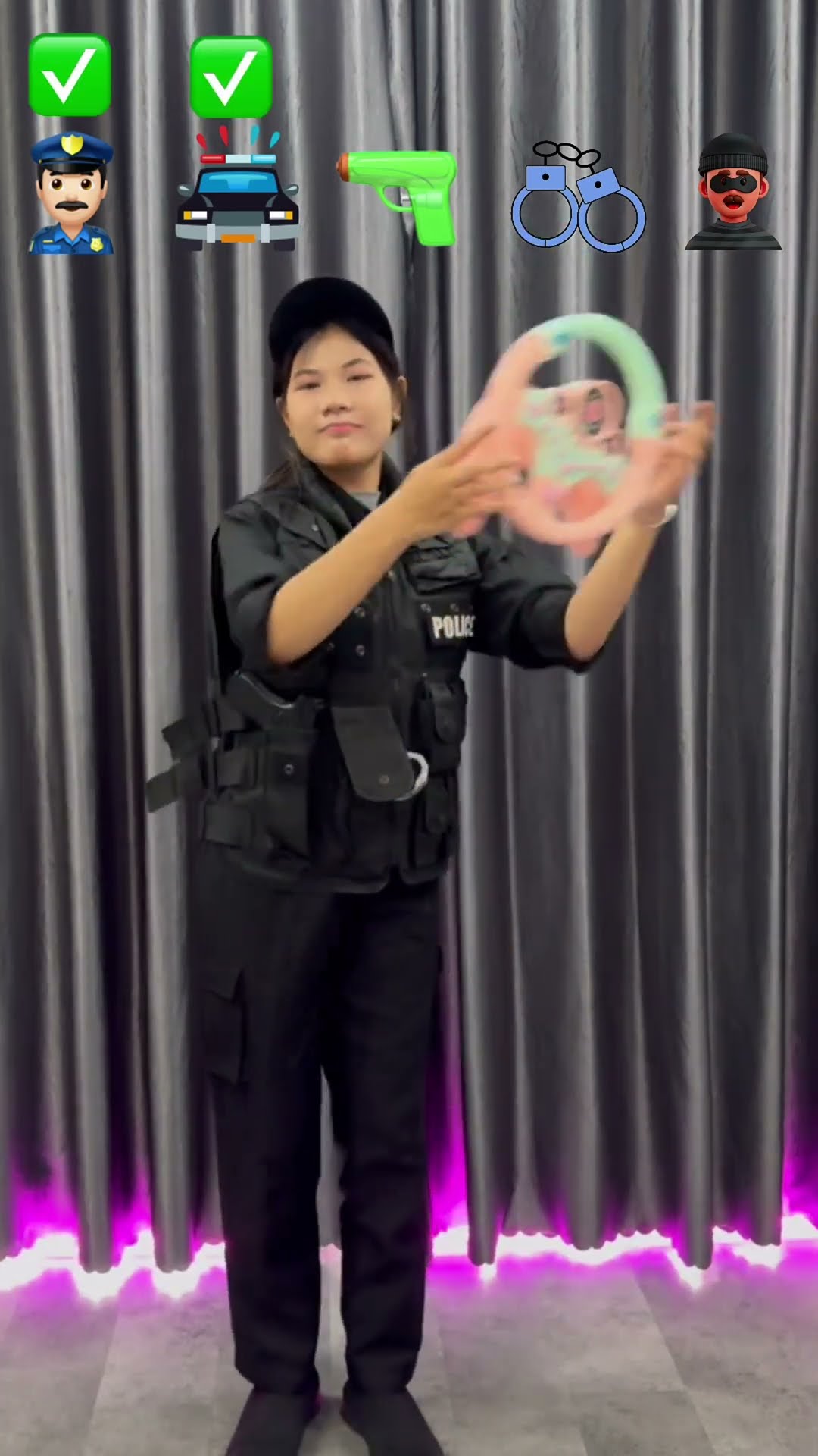 LNF - Cô cảnh sát dễ thương ????‍♀️ Good police dance cover #shorts