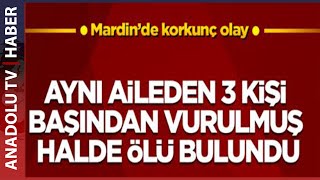 Şok Dehşet Anne, Baba Ve 5 Yaşindaki̇ Çocuklari Kanlar İçi̇nde Ölü Bulundu