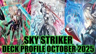 SKY STRIKER DECK PROFILE (OCTOBER 2025) YU-GI-OH! - YouTube