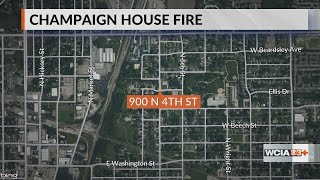 One person hurt after house fire in Champaign