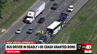 Bus driver accused in deadly Virginia crash granted bond