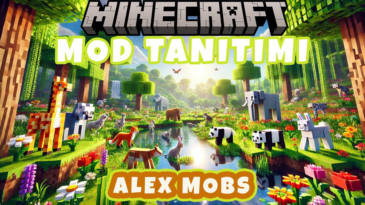 Minecraft Mod Tanıtımı: Alex’s Mobs ile Yeni Canlılar! | Bölüm 1 🦁🐦 ...