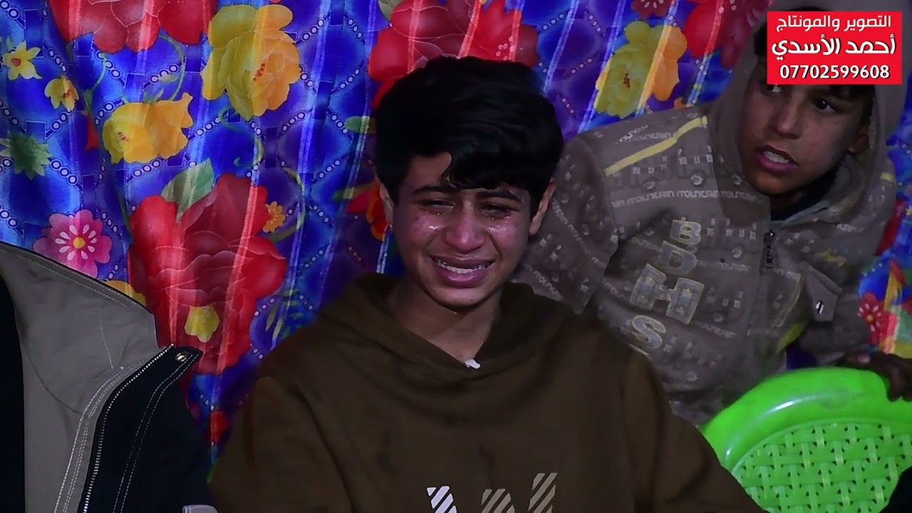 مجلس عزاء ثالث المرحوم الشاب كاظم اللامي بصوت الناعي ملا محمود الساعدي