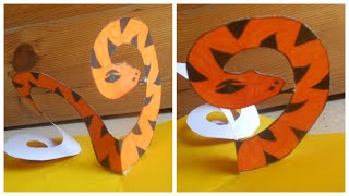 Snake Popup Card- Latest Popup Card- Do It Yourself- Popup Cards- Handmade Popup Cards Ideas