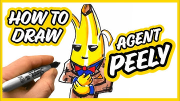 How To Draw Agent Peely | Step by Step Drawing Tutorial
