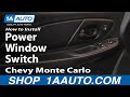 How to Replace Power Window Switch 2000-05 Chevy Monte Carlo