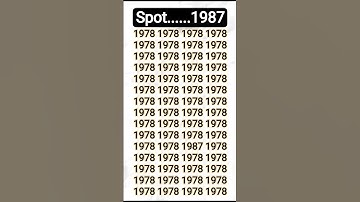 How fast is Odd 1987 #brainchallenge #iqtes #brainteaser #braintestsolution #puzzle