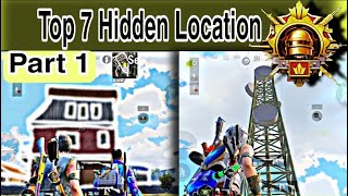 TOP 7 SECRET LOCATION IN ERANGLE 2.0 | HOW TO PUSH CONQUEROR | NEW CAMPING PLACES | PUBG MOBILE