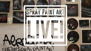 LIVE SPRAY PAINT ART BY AEROSOTLE