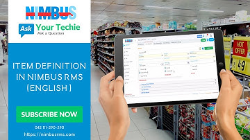 How to Define an Item- Nimbus Retail Software