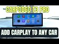 CarpodGo T3 Pro - Add 60fps Carplay to any Car