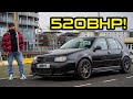 520BHP GOLF R32 TURBO FROM HELL! @SpartanR32T  *BRUTAL*