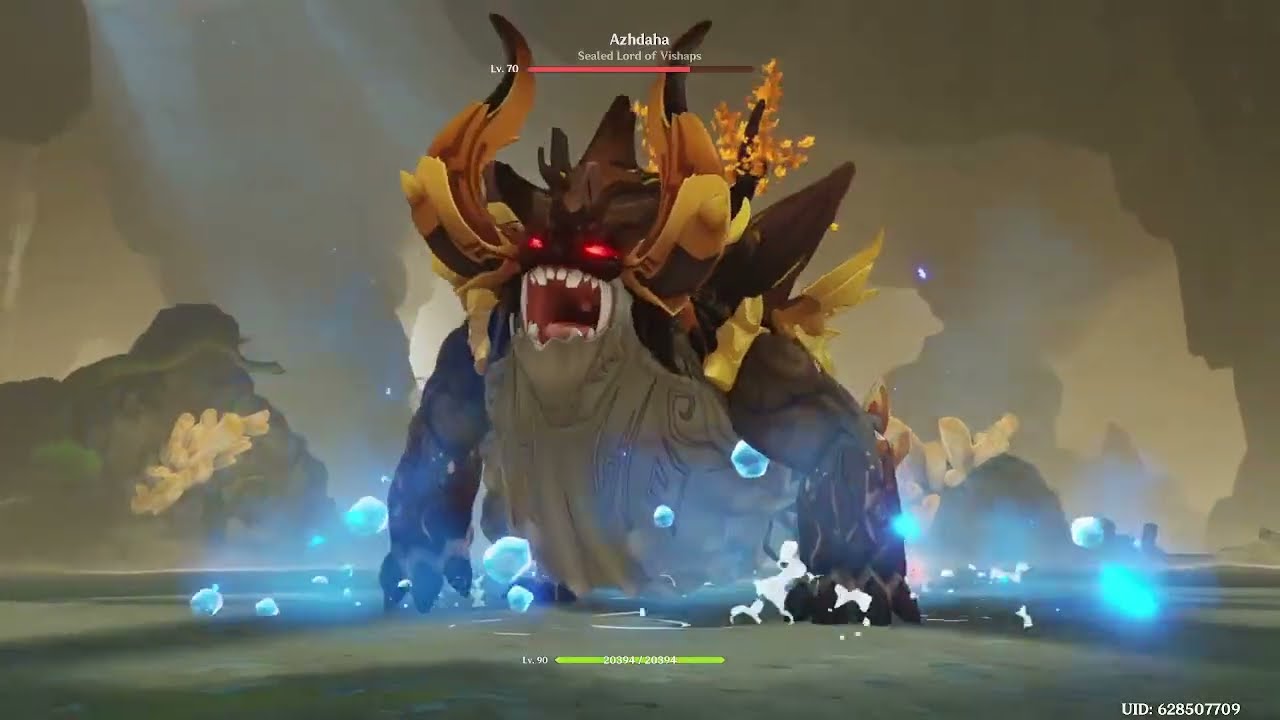 Genshin Impact Аждаха Уровень 70 Райден Сёгун Лейла Синьян Ноэль