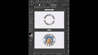 Adobe Illustrator 2026 Tips – How to add Perfect Text on Circle #ducthangds 10 Famous Logos Created Using Only Circles Adobe Illustrator Tutorial Shortsvideo