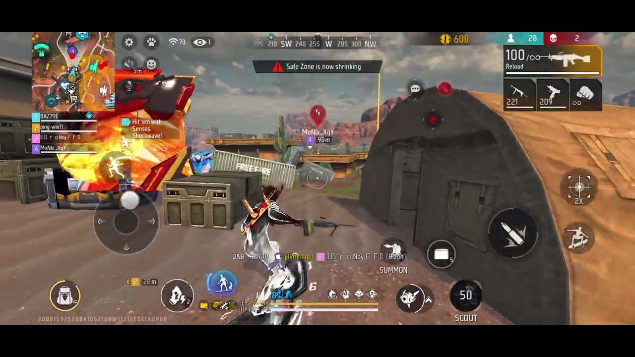 Last zone intense fight + booyah 100 + 