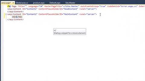 ASP.NET 4.0 Essential Skills Lesson 12-2: Handle errors with Global.asax