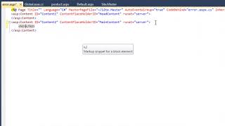 ASP.NET 4.0 Essential Skills Lesson 12-2: Handle errors with Global.asax ASP.NET 4.0 Essential Skills Lesson 12-2: Handle errors with Global.asax
