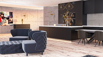 chesterfield sofa in 3ds max 2020