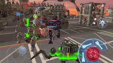 War Robots Test Server 4.2: Prototype Robots RAYKER and INVADER Gameplay
