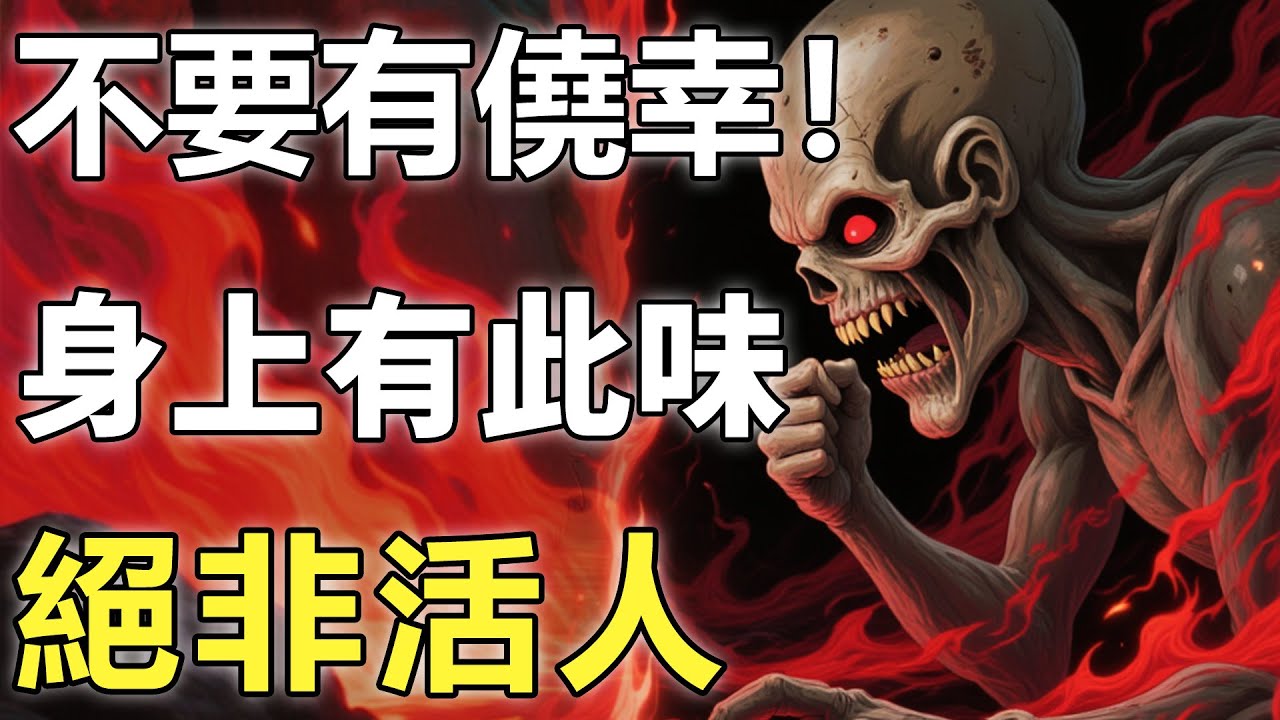 身上有此味道絕非活人？不是汗臭！佛稱非人之氣味，須立即離開！【因果|輪回|佛學知識】