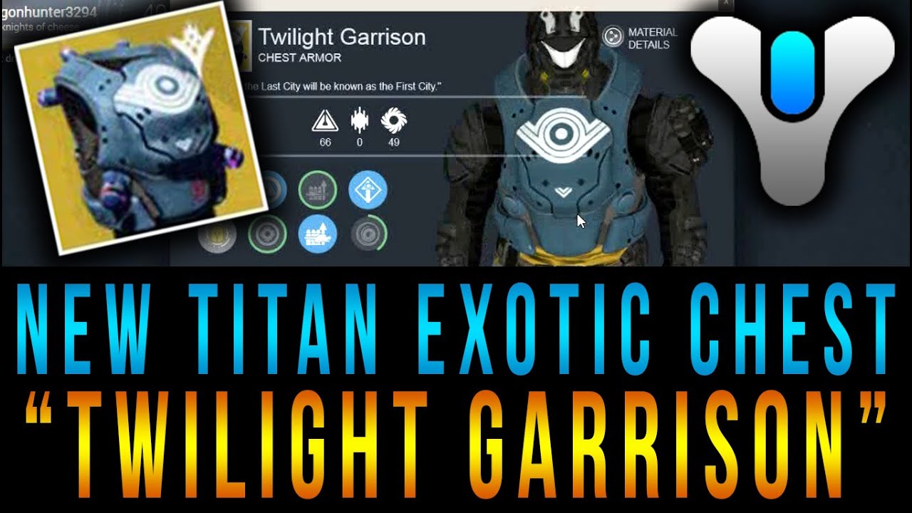 Destiny - Twilight Garrison New Titan Exotic Chest