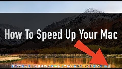 How To Speed Up Your Mac - EASY GUIDE / IMPROVE PERFORMANCE